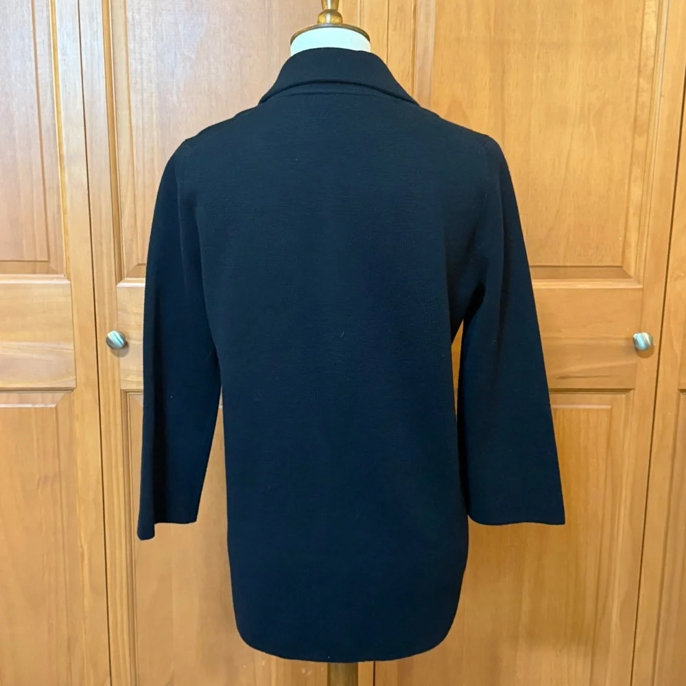 J. Crew Black Sofia Sweater Blazer